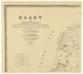 215055 Archeologische kaart van het noordwestelijke deel van Nederland, met aanwijzing van de gevonden Romeinse, ...